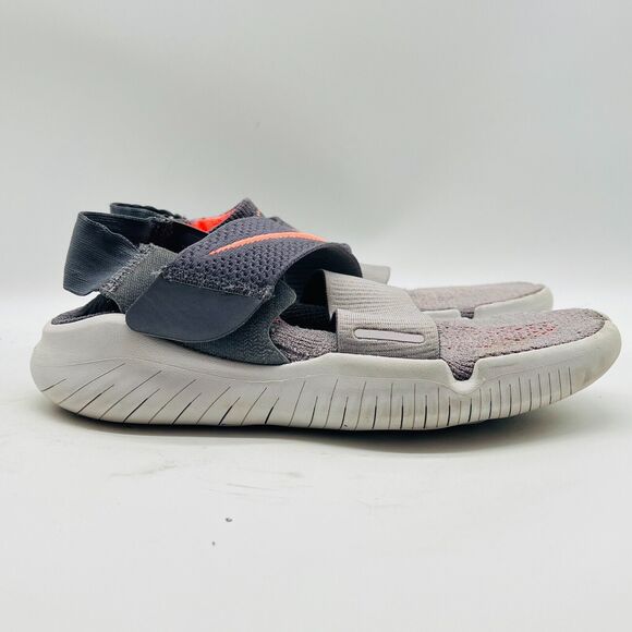 Nike Free RN Womens 8.5 Gray Motion Flyknit Running Shoes Athletic Sneakers - Picture 1 of 11